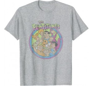 Family Circle Neon Classic Cartoon